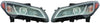 CarLights360: Fits 2015 2016 2017 HYUNDAI SONATA Head Light Pair Driver and Passenger Side W/Bulbs (Black Housing) (DOT Certified) Replaces HY2502201 HY2503201