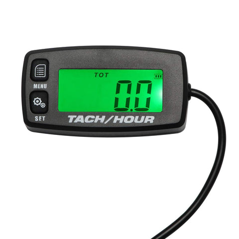 Digital Tach Maintenance Hour Meter for PWC ATV Motorcycles Chain Saws Tractors Lawnmowers and Any Gasoline Powered Tools