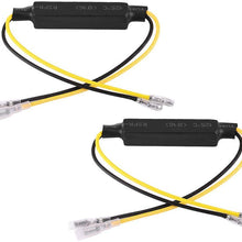 Terisass LED Load Resistor Motocycle LED Light Resistance Decoder Pair of 21W Error Free Anti Flickering Resistor Decoder