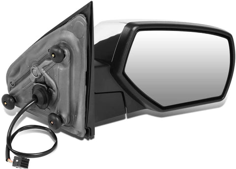DNA Motoring TWM-050-T111-CH-R Right Side Chrome Cover Powered+Heated Rear View Towing Mirror