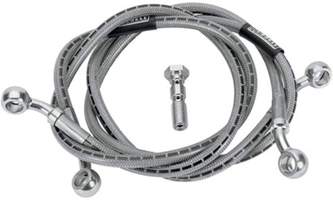 Cycleflex Brake Lines Two-Line Race Kit Fits 1995-1998 Kawasaki ZX1100 Ninja ZX-11