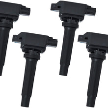 DEAL Set of 4 New Ignition Coils on Plug Packs Compatible With 14-19 Mazda 3/3 Sport 2.0L 14-20 2.5L; 16-20 CX-3/CX-9/MX-5 Miata; 14-20 Mazda 6; 13-20 CX-5 2.0L/2.5L L4 Skyactiv-G