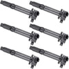 OCPTY Set of 6 Ignition Coils Compatible with OE: DG514 Fit for Mazd-a Tribute Lincol-n Zephyr For-d Escape/Fusion Mercur-y Milan/Mariner 2006-2012