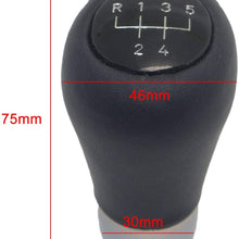 Pursuestar Leather 5 Speed Manual Short Shift Knob for BMW 1 3 5 6 Series E30 E32 E34 E36 E38 E39 E46 E53 E60 E63 E83 E84 E90 E91 E92