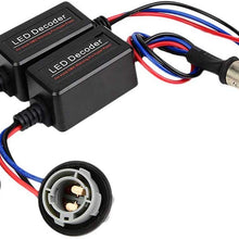 Akozon LED Decoder 2PCS LED Decoder Device Load Resistor Bypass Wiring Error Free Decoder 1157