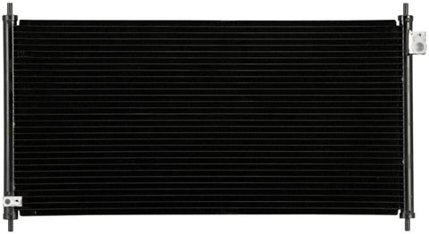 VioletLisa All Aluminum Air Condition Condenser 1 Row Compatible with 1997-2001 Prelude 2.2L 2000-2003 S2000 2.0L L4 Without Oil Cooler