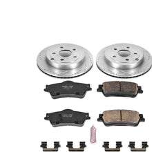 Power Stop K5525 Rear Brake Kit with Drilled/Slotted Brake Rotors and Z23 Evolution Ceramic Brake Pads