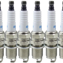 Henbrs Iridium Spark Plugs High Performance Replacement LR005253 IFR5N10 (7866) For Land Rover LR3 Range Rover Sport Pack of 6 (6)