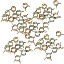 100X Air Pipe Clamps For Fuel Hose, Spring Clip For, 6-15Mm