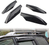 Three T 4pcs Roof Rack Cover Rail End Protection Leg Cover Shell Cap Replacement Fit for Toyota Land Cruiser Prado FJ120 2003-2009