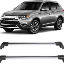 Fastspace Roof Rack Crossbars Fit for Mitsubishi Outlander 2013-2019 Top Roof Baggage Rack - Max Load 150LBS 2 Pcs Aluminum Luggage Crossbars Cargo Rooftop Carrier