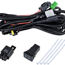 H11 Fog Light Wiring Harness Sockets Wire LED indicators Switch Compatible with Toyota/Ford/Honda/Nissan/Acura/Subaru/Honda