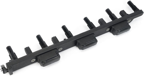Ignition Coil Pack - Compatible with Jeep Vehicles - Grand Cherokee 4.0L, Cherokee, Wrangler, TJ - Replaces 56041476AB, 56041476AA - 4.0 Grand Cherokee - Years 2000, 2001, 2002, 2003, 2004
