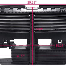 New Black Replacement For Ford FUSION 2013-2016 2014 2015 Front Radiator Grille Shutter Assembly W/O Actuator #DS7Z-8475-B