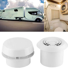 Qiilu RV Roof Air Vent, 24V Roof Fan Air Ceiling Cooling Ventilation Grille for Campers Motorhome Travel Trailer Van