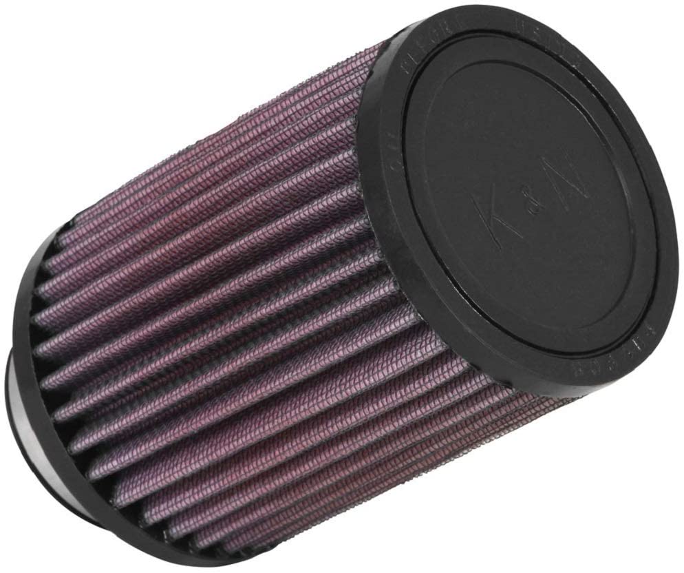 K&N Universal Clamp-On Air Filter: High Performance, Premium, Washable, Replacement Engine Filter: Flange Diameter: 2.0625 In, Filter Height: 5 In, Flange Length: 0.875 In, Shape: Round, RA-0510