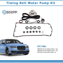 Timing Belt Water Pump Valve Cover Gasket Kit, ECCPP for 1996-2001 Acura Integra RS GS LS Honda CR-V 1.8L 2.0L DOHC B18B1 B20B4 B20Z2