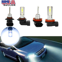 cciyu White 6000k H11 H8 H16 LED Bulbs COB LED Bulbs Replacement for Fog Light,2Pack