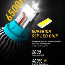 AUXITO Error Free 912 921 T15 LED Bulbs 2000 Lumens Bright CSP 9-SMD Plug and Play for Backup Reverse Lights, 6500K White (Pack of 2)