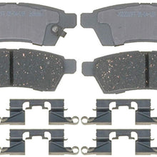 ACDelco 14D1100CH Advantage Ceramic Rear Disc Brake Pad Set with Hardware
