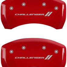 MGP Caliper Covers 12001SCHBRD Caliper Cover with Red Powder Coat Finish, (Set of 4)