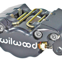 Brake Caliper, Dynapro, 2 Piston, Billet Aluminum, Gray Anodize, 13.000 in OD x 0.380 in Thick Rotor, 3.750 in Lug Mount, Each