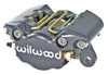 Brake Caliper, Dynapro, 2 Piston, Billet Aluminum, Gray Anodize, 13.000 in OD x 0.380 in Thick Rotor, 3.750 in Lug Mount, Each