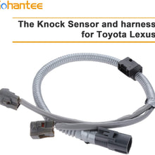 89615-12090 Knock Sensors with Harness for Toyota Avalon Camry Celica Highlander Sienna Solara Lexus ES300 GS300 IS300 SC300 RX300 RX330