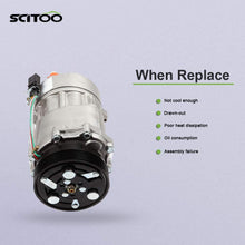 SCITOO A/C Compressor CO 1206JC Compatible for 1998-2001 Volkswagen Beetle Jetta Golf