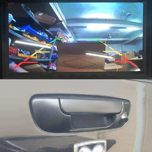 EWAY Tailgate Handle Backup Reverse Camera with 4.3 inch Rear View Mirror Monitor Kit for Dodge Ram 1500 2500 3500 2002-2008 Vehicle Safety Auto Reversing Parking Camera