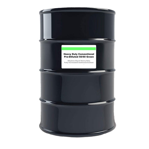 Green HD Fully Formulated Antifreeze/Coolant - 50/50-55 Gallon Drum (1)