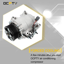 OCPTY CO 10663AC Air Conditioner Compressor Compatible for Honda CR-V LX CR-V EX 2002-2006