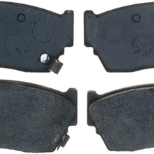 ACDelco 17D510 Professional Organic Front Disc Brake Pad Set
