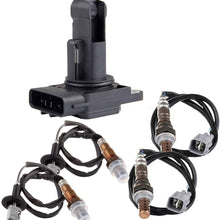 LSAILON Mass Air Flow (MAF) Sensor and Oxygen O2 Sensor Upstream downstream fit for 2001 2002 2003 2004 2005 2006 Lexus LS430