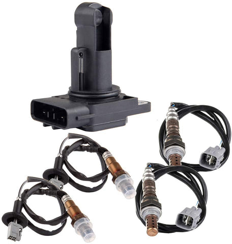 LSAILON Mass Air Flow (MAF) Sensor and Oxygen O2 Sensor Upstream downstream fit for 2001 2002 2003 2004 2005 2006 Lexus LS430