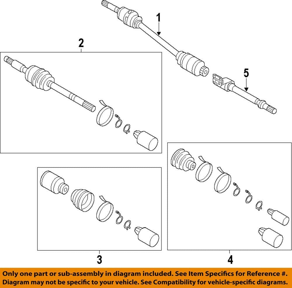2016-2017 Kia Cv Joint 49581-C1000