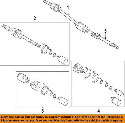 2016-2017 Kia Cv Joint 49581-C1000