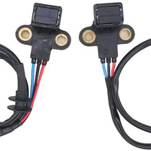 NewYall Set of 2 Engine Crank Crankshaft Position Sensor