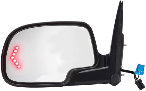 Fit System 62134G Chevrolet/GMC/Cadillac Driver Side OE Style Heated Power Replacement Towing Mirror with Arrow Signal