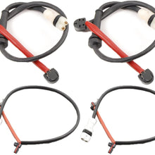 Bapmic 99661236500 Front + 98661236500 Rear 4 PCs Brake Pad Wear Sensors for Porsche