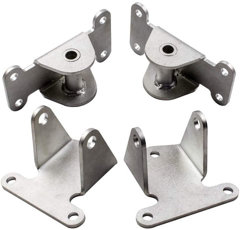 4 PCS Front Engine Motor Mount and Frame Mount Kit for Chevelle 307/350/402/454 1973-1988, and for Camaro Firebird 307/350 1974-1981