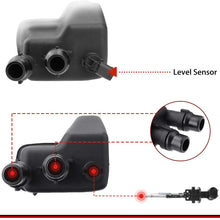 A-Premium Coolant Expansion Tank with Cap and Sensor Replacement for BMW E39 525i 528i 530i E38 728i