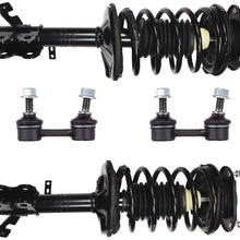 HUBDEPOT 4PC Front Strut Spring Assembly Stabilizer Bar Link Kit Fit for 1998-2002 Chevrolet Prizm 1993-2002 for for TOYOTA Corolla [US Stock]
