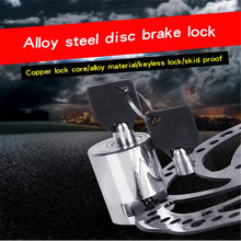 Bicycles Disc Brake Lock, Heavy Duty Alloy Steel Bike Scooter Motorcycles Combination Lock Combo Gate Lock for Anti Theft