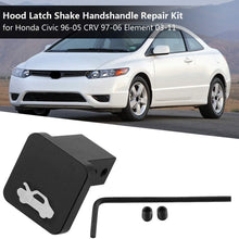 Shake Handshandle,Akozon Aluminum Hood Latch Shake Handshandle Repair Kit for Honda Civic 1996-2005 Element 2003-2011