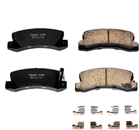 Power Stop 17-325, Z17 Rear Ceramic Brake Pads with Hardware