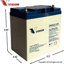 Vision UNA12-115 Battery