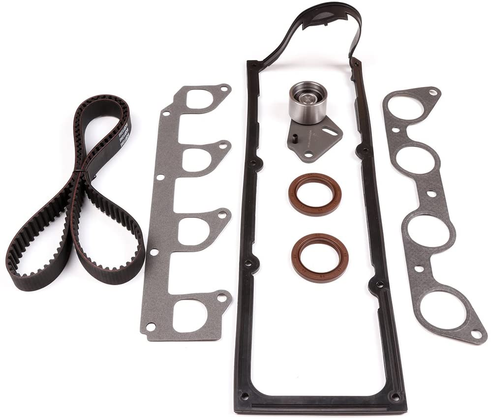 Engine Timing Part Belt Set Timing Belt Kits, SCITOO fit F-ord Ranger M-azda B2500 2.3 2.5 1995-2001 Replacement Timing Tools with Valve Cover Gasket Set