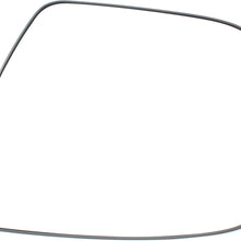 Mirror Glass Compatible with 2017-2018 Nissan Pathfinder with Backing Plate Driver Side