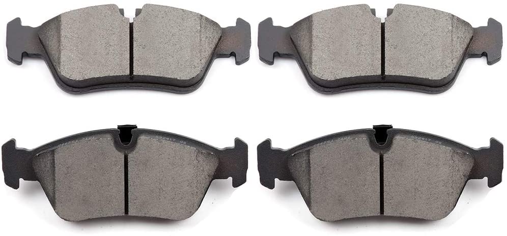 Ceramic Discs Brake Pads,SCITOO 4pcs Front Brake Pads Brakes Kits fit for 1996-1998 BMW 318i,1995-1999 BMW 318ti,2001-2006 BMW 325Ci,1997-2002 BMW Z3,2003-2008 BMW Z4